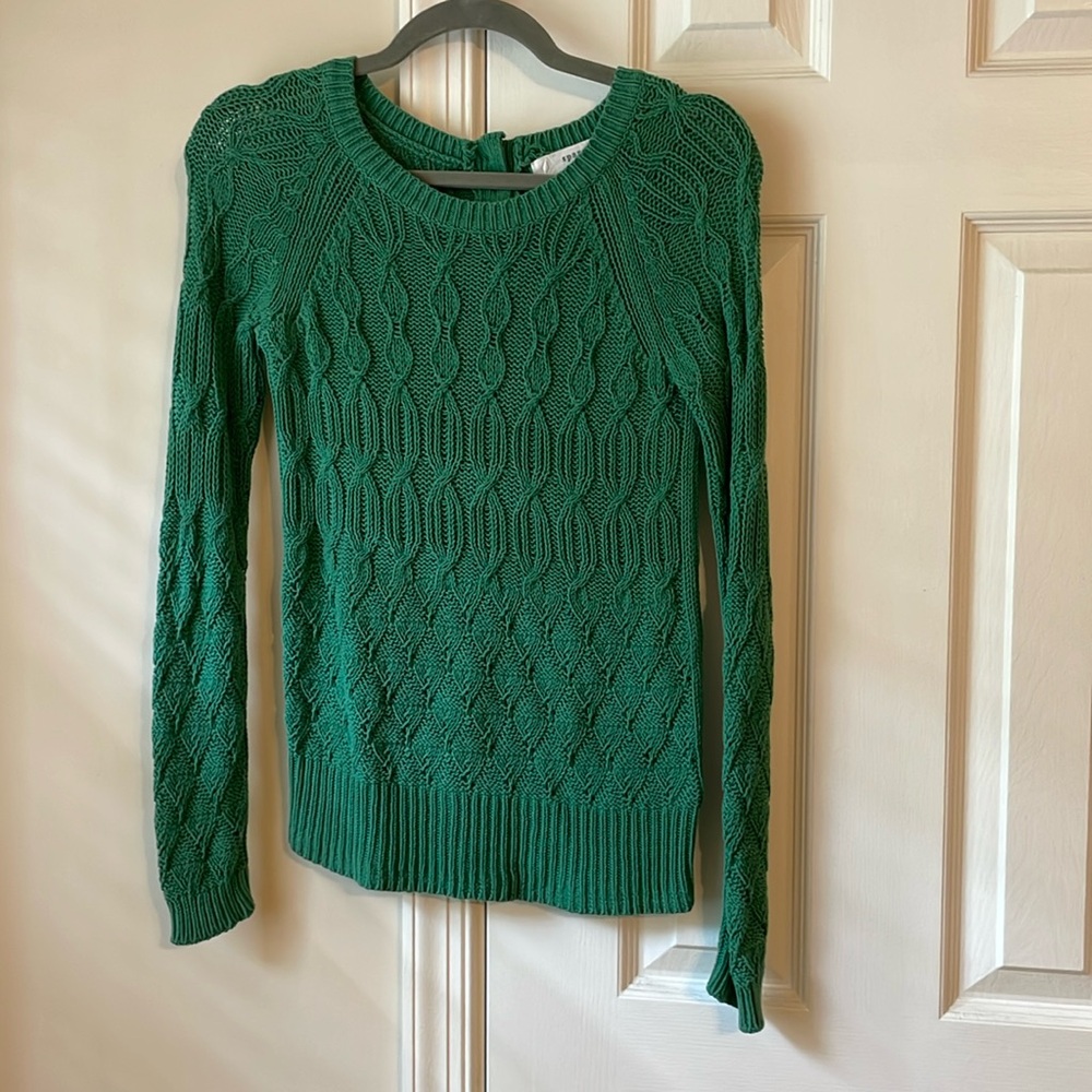 Sparrow green sweater XS
